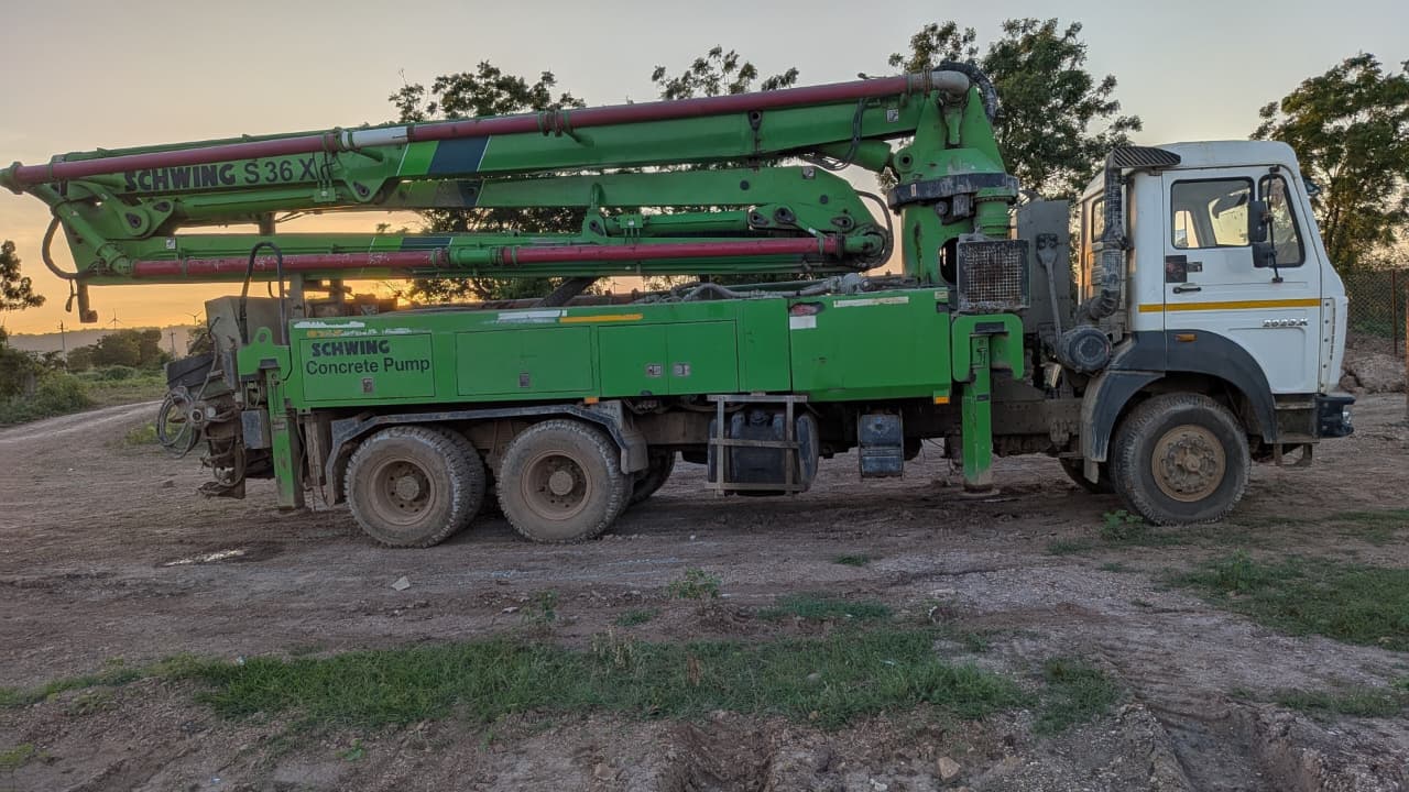 Truck Mounted Pumps / MAN CLA (Concrete Pouring Boom Placer)