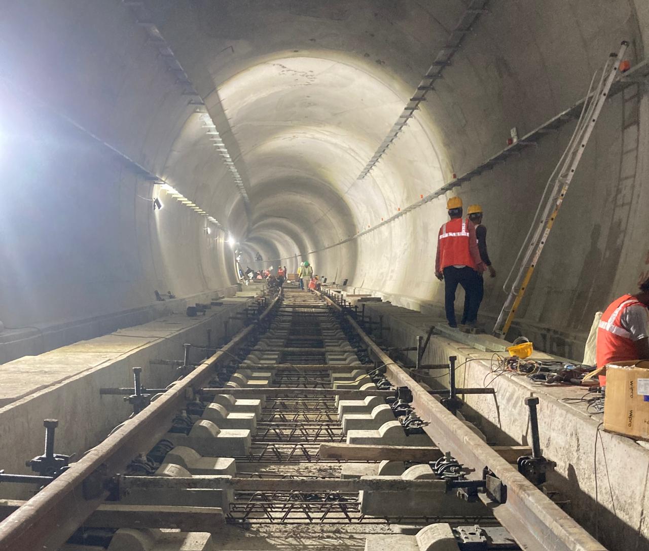 tunnel t-7 khurda to bolangir new railway line