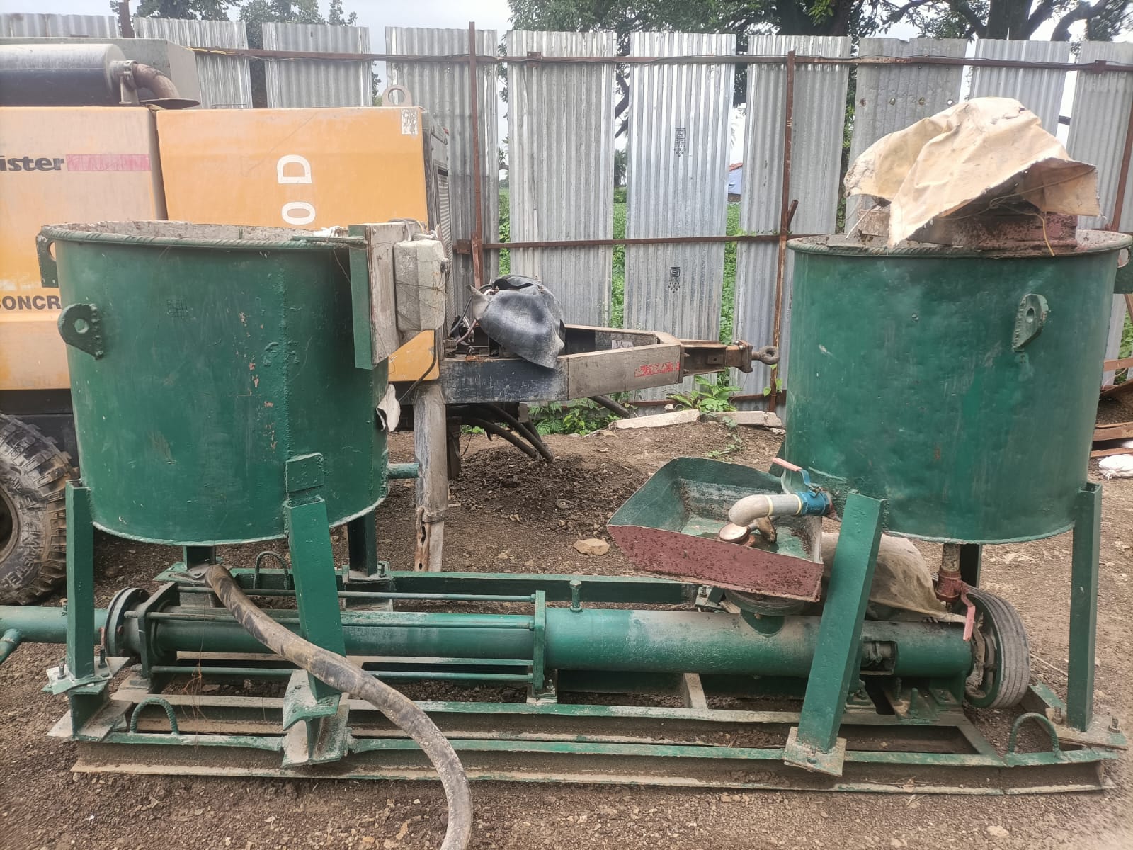Grouting units